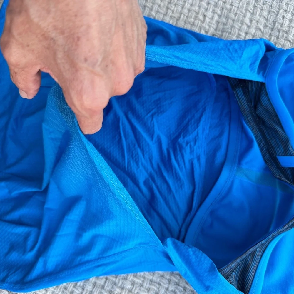 LULULEMON Women's Blue Spaghetti Strap Top - Picture 6 of 10